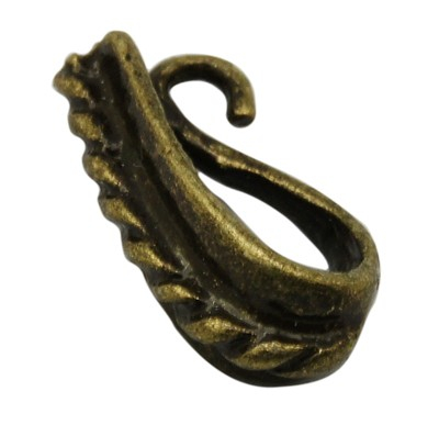 Agatatoare - Agatatoare pandantiv, bronz antichizat - 1 bucata - 13X5 mm