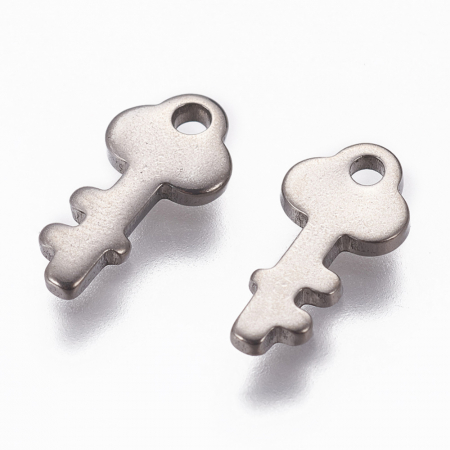 Otel inoxidabil - Charm cheita din otel inoxidabil 201, 13x6 mm - 1 bucata