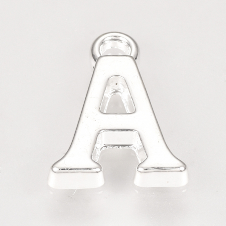 Charm, Pandant, Conector - Charm cifra argintie