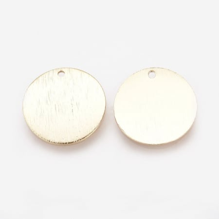 Pandant banut placat cu aur, texturat 18X1 mm [1]