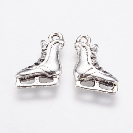 Charm, Pandant, Conector - Charm patine argintiu antichizat