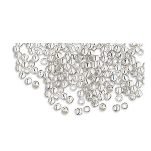 Crimp si Crimp Cover - Crimp, alama placata cu argint - 2 mm- 1 bucata