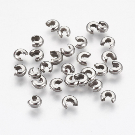 Crimp si Crimp Cover - Crimp cover (acoperitor de crimp) din otel inoxidabil 304 - 4.5 mm - 1 bucata