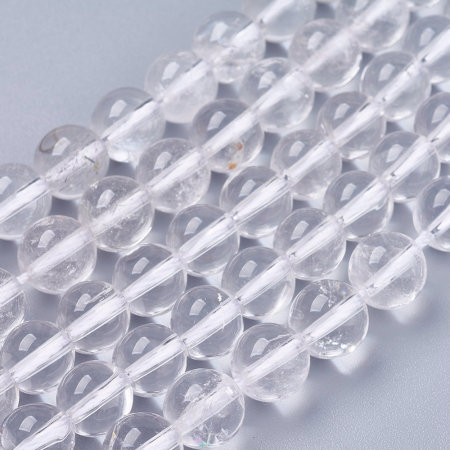 Pietre semipretioase - Cuart crystal, rotund- 6 mm - 1 bucata