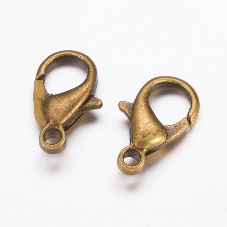 Inchizatori - Inchizatoare carabina culoarea bronzului antichizat - 12x6 mm - 1 bucata Cod ICB1