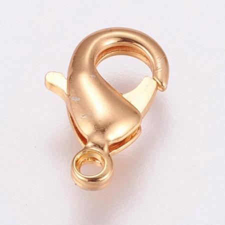 Inchizatori - Inchizatoare carabina din alama placata cu aur de 18K 10X5.5 mm, 1 buc Cod ICGP3