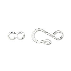 Inchizatori - Inchizatoare carlig din alama placata cu argint 25 mm - 1 buc. Cod IHSP1