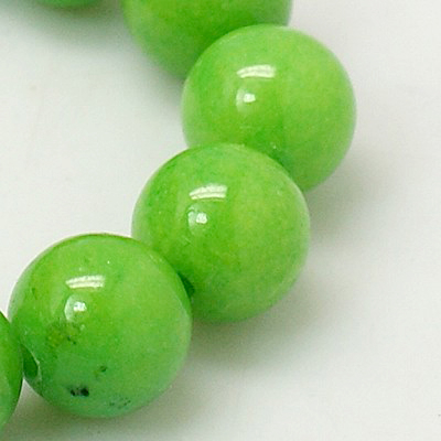 Pietre semipretioase - Jad verde, 6 mm - 1 buc