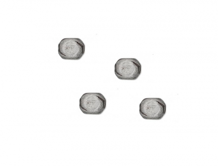 Margele metalice - Margele cub metalice din alama placata cu au