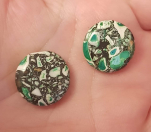 Margele sticla si cristal - Margele de sticla 20 mm, 1 bucata