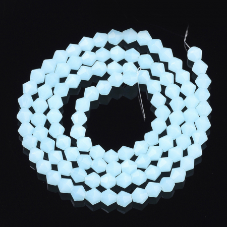 Margele de sticla, bicon, Light Cyan, 4 mm-1 bucata [1]