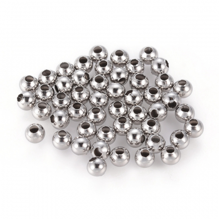Otel inoxidabil - Margele otel inoxidabil 304, 6X5 mm - 1 bucata