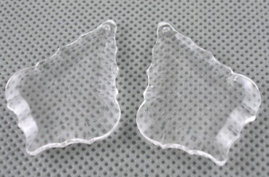 Margele acrilice - Pandant acrilic transparent, 45X32 - 1 bucata
