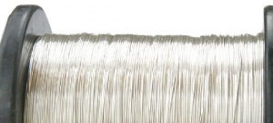 Sarma de modelaj - Sarma Moale de cupru placata cu argint Non Tarnish - 0,8 mm - 1 metru