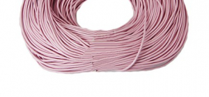 Snur din piele naturala roz- 1.5 mm - 1 metru [1]