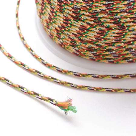 Snur din nailon, multicolor nuante inchise, grosime 1 mm, 1 m [1]