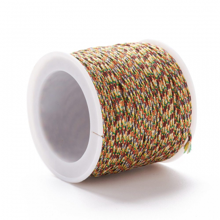 Snur din nailon, multicolor nuante inchise, grosime 1 mm, 1 m [2]