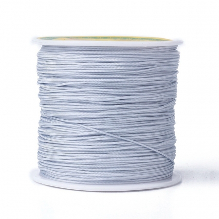 Snur imitatie matase - Snur imitatie matase culoare Light Blue  grosime 0.8 mm, 1 m