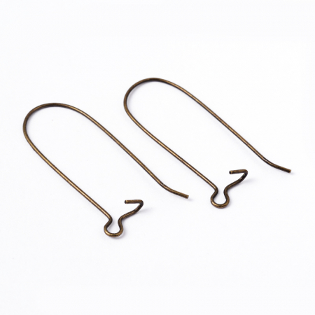 Tortite cercei keydney simpli, din alama antichizata culoarea bronzului antichizat,14 mm 1 pereche Cod TKB1 [1]