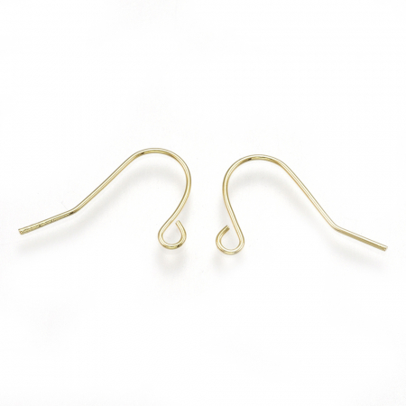 Tortite cercei fishhook, din alama placat cu aur [1]