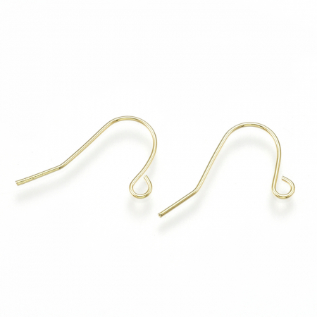 Tortite pentru cercei - Tortite cercei fishhook, din alama placat cu aur