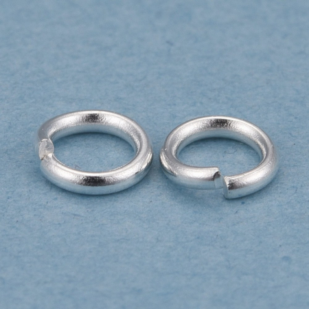 Zale din alama placata cu argint 4X0,8 mm, 1 bucata [2]