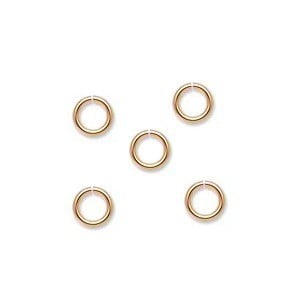Zale - Zale, alama placata cu aur 4 mm, 2.4 mm diametru interior, 0.8 mm grosime, 1 bucata