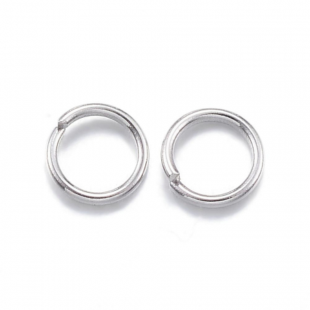 Otel inoxidabil - Zale  din inox 304, rezistente la oxidare, 4x0.7 mm, culoare inox, 10 buc