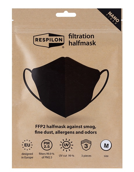 Mască reutilizabilă Respilon RespiPro Carbon FFP2 - Set 3 buc. [2]