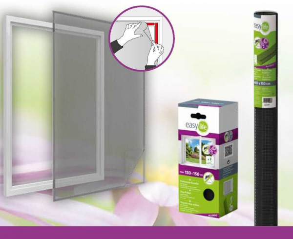 Plasa anti-polen ptr. fereastră - Premium Allergic Pro - antracit - Plasa anti polen [8]
