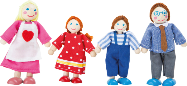 european family set of 4 dolls [1]