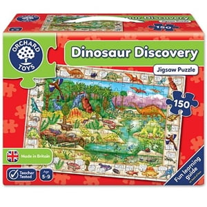 Puzzle in limba engleza Lumea dinozaurilor (150 piese) [0]