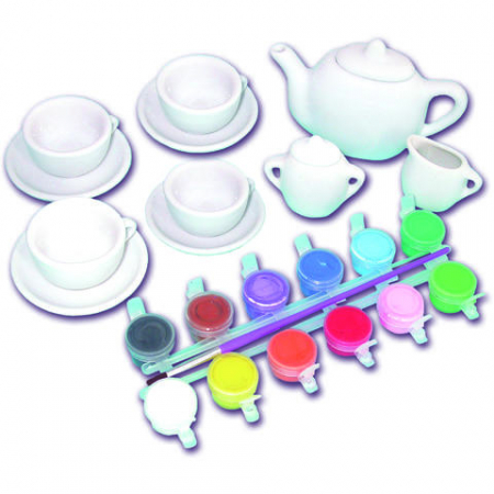 Set ceramica: Picteaza un set de ceai [2]