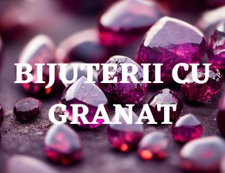 Bijuterii argint cu granat