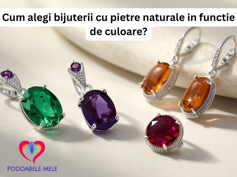 bijuterii cu pietre naturale in functie de culoare