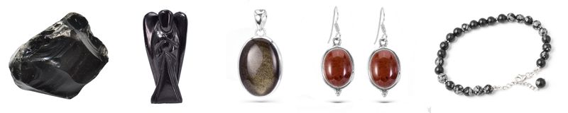 bijuterii cu obsidian pentru chakra radacina Muladhara