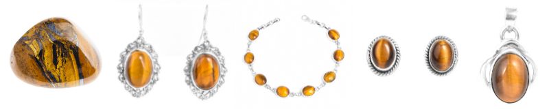 bijuterii cu ochi de tigru pentru Manipura