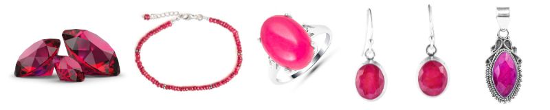 bijuterii cu rubin - piatra iubirii