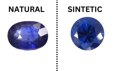 Safir natural vs sintetic