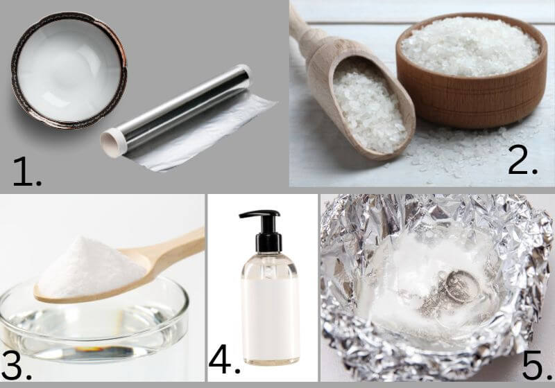 solutie curatare argint - bicarbonat de sodiu