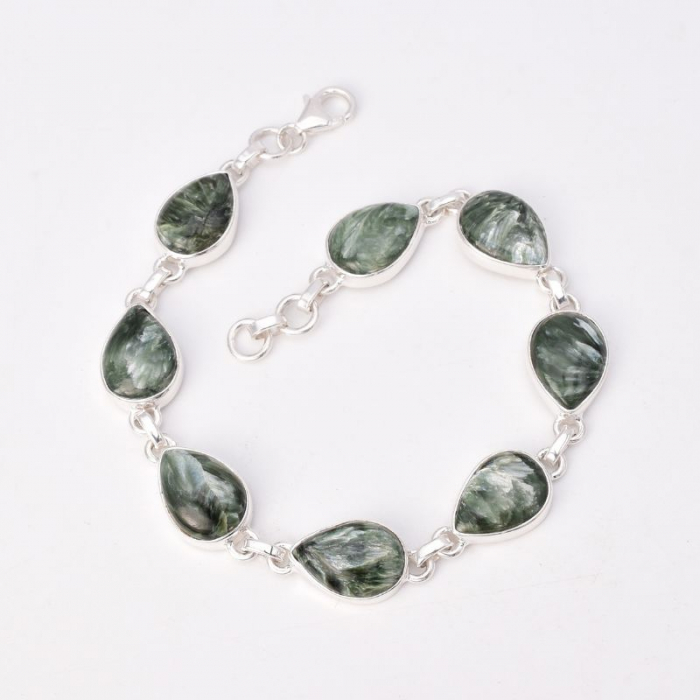 Bratara argint cu serafinit [2]