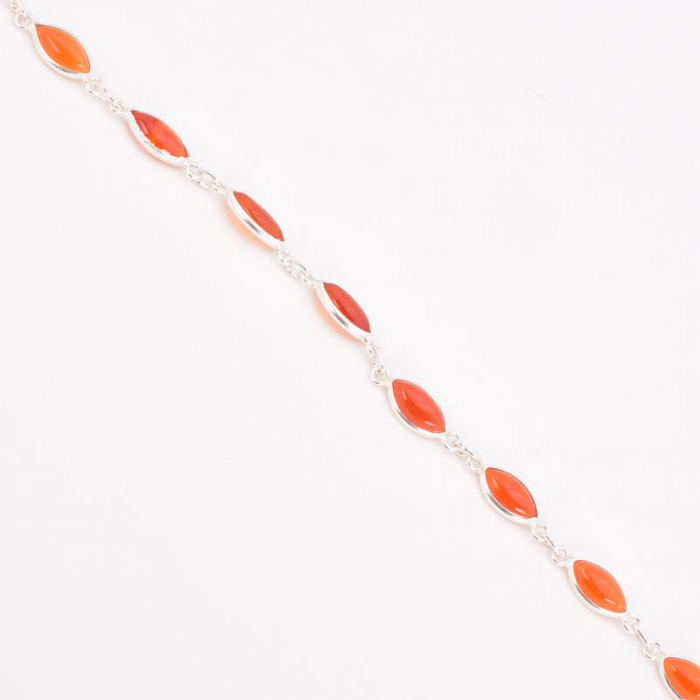 Bratara argint dama cu pietre carneol marchiz [2]