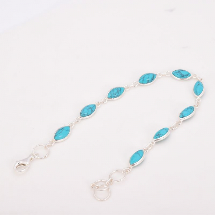Bratara argint femei turcoaz marchiz [3]
