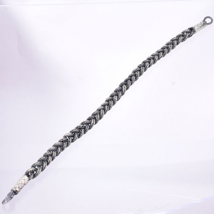 Bratara argint kazaz oxidat pentru barbati [3]