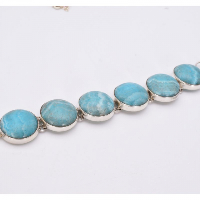 Bratara argint masiv cu amazonit [3]