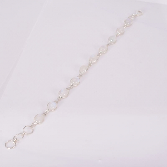 Bratara argint piatra lunii cabochon oval [4]