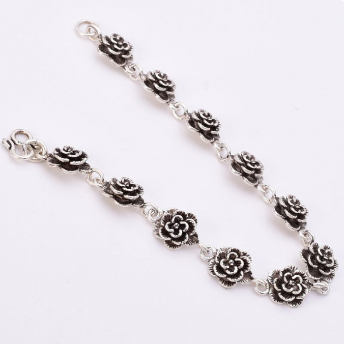 Bratara argint Trandafiri Negri [3]