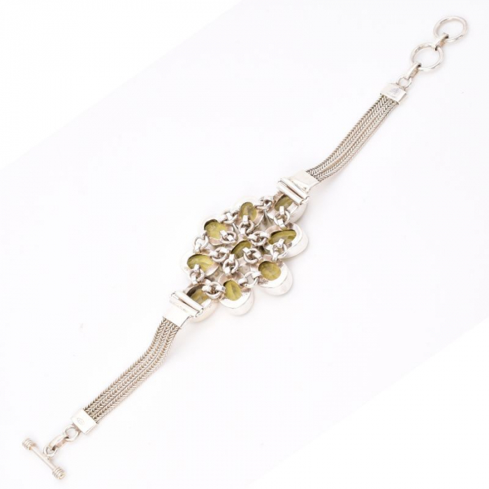 Bratara de argint cu lemon topaz statement [6]
