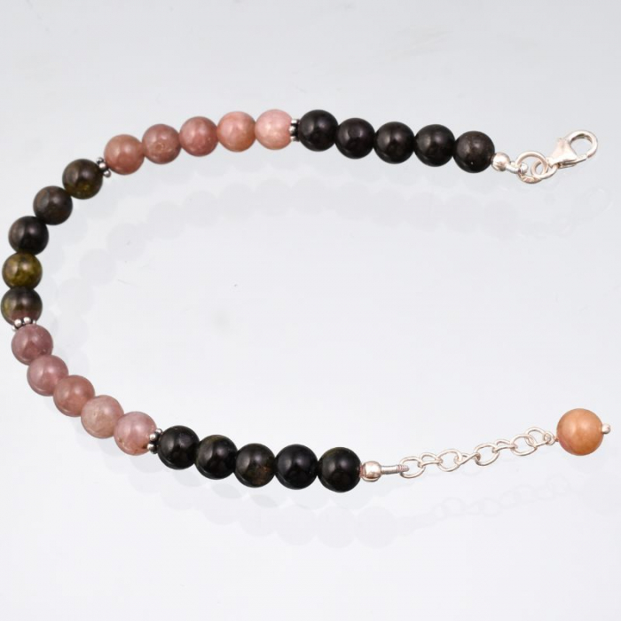 Bratara pietre semipretioase - turmalina, argint [2]