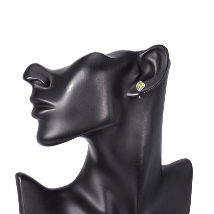 Cercei argint Cantecul Verii cu peridot natural [2]